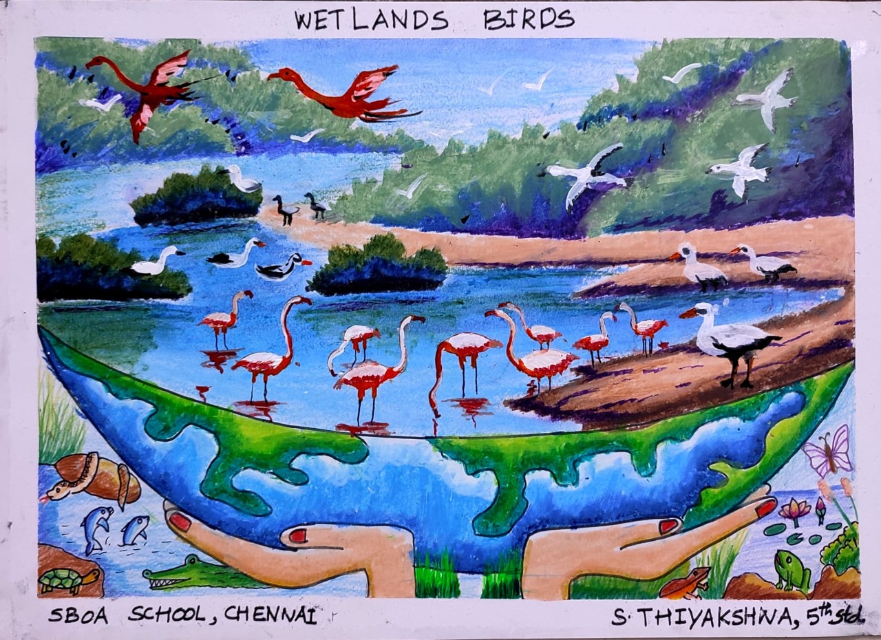 World Wetlands Day : Online Drawing Competition
