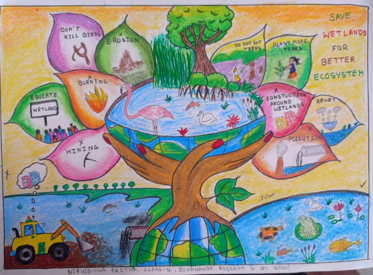 World Wetlands Day : Online Drawing Competition